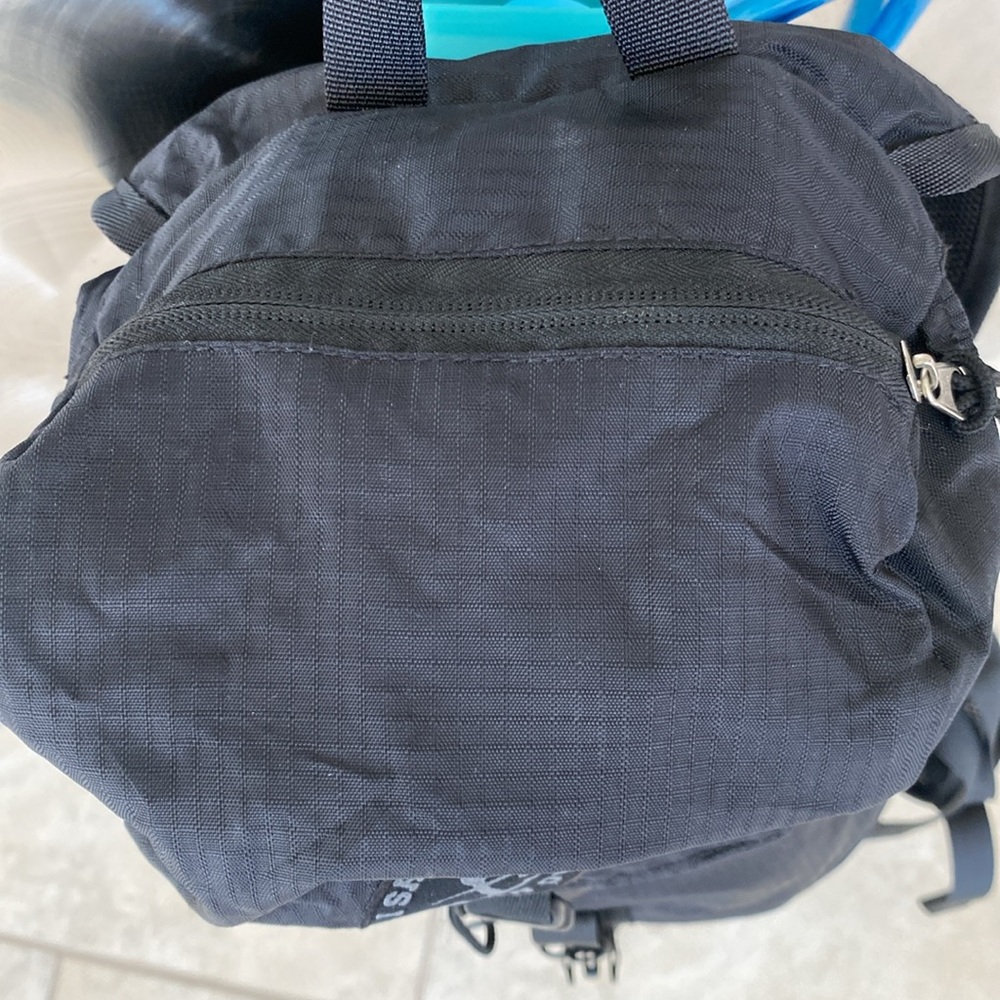 flag nor fail Black Top-Load Backpack with Anchor Patch - Picture 7 of 8